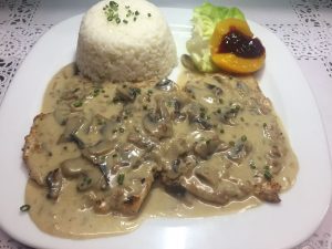 Champignonrahmschnitzel